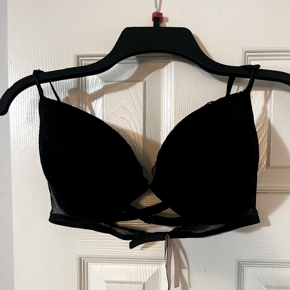 All black Victoria Secret Lace Bra